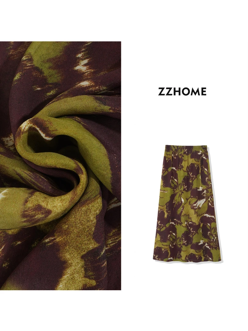 ZOZO HOME ｜纹理之美花园写意图腾脚踝半裙q171374p
