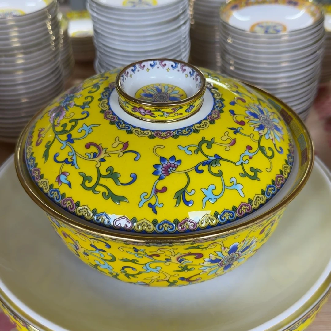 景德镇珐琅彩餐具
