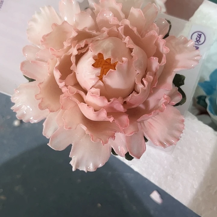陶瓷花花摆件，花束
