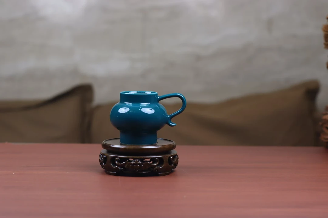 【旭盏文化】忍杯（宝石蓝）-容量180cc左右