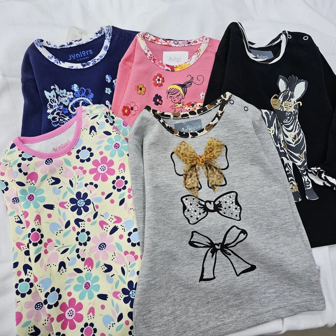 juniors [80码】 婴幼儿女套装春秋款儿童家居服套装