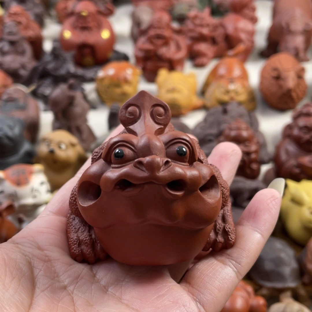 【闪购商品】紫砂茶宠紫砂金蟾