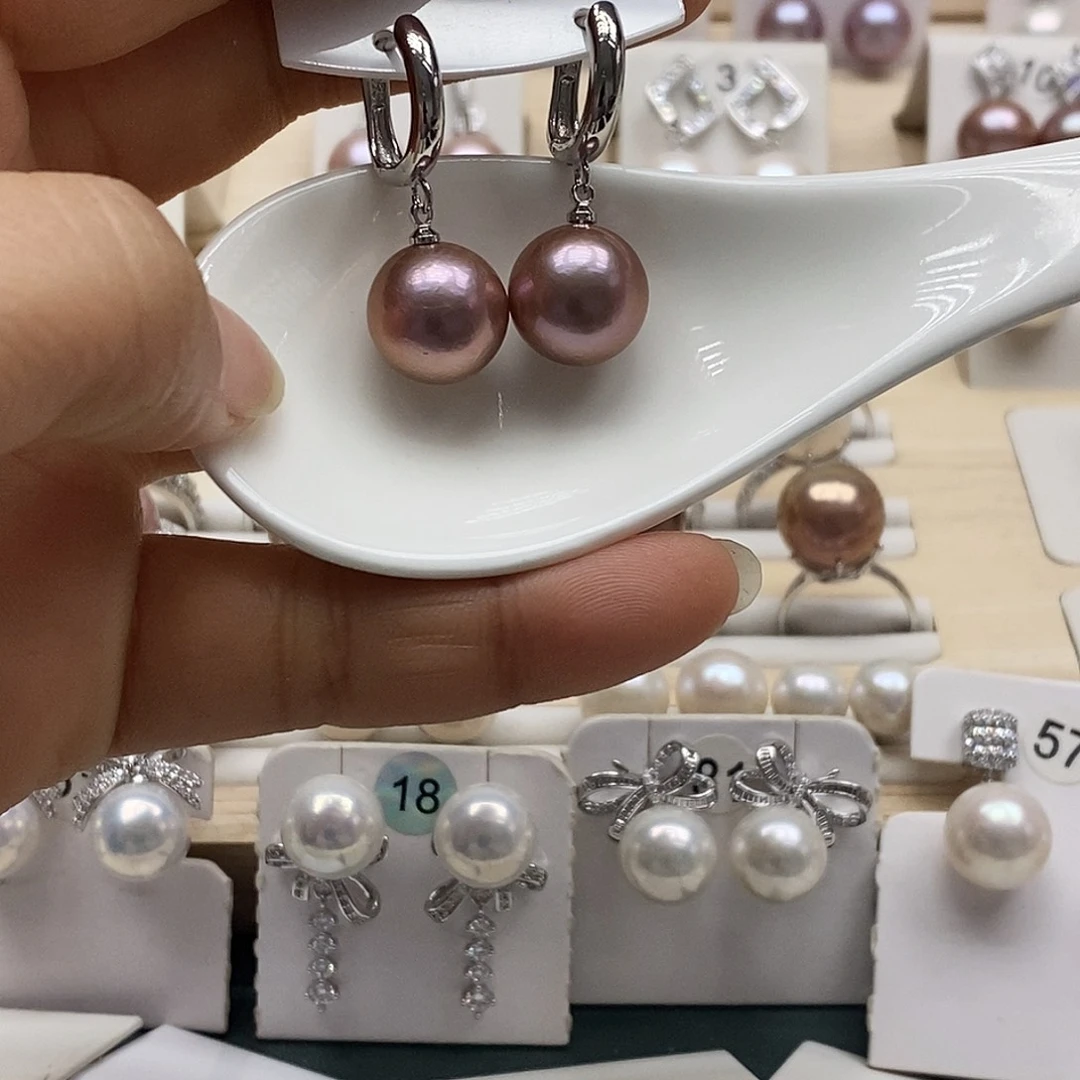 颈饰淡水珍珠银S925镶嵌