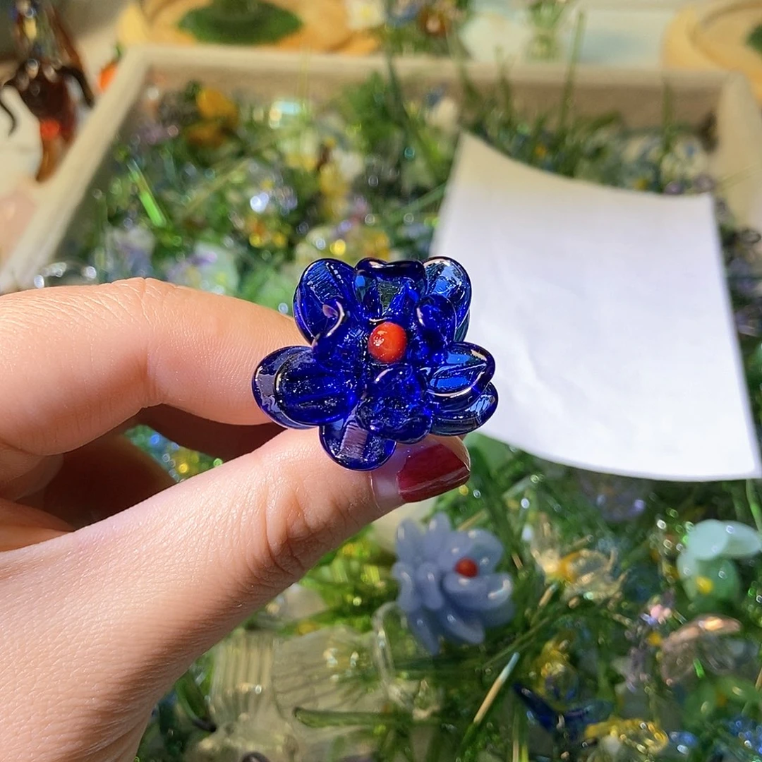 琉璃手工艺品生***@蓝色