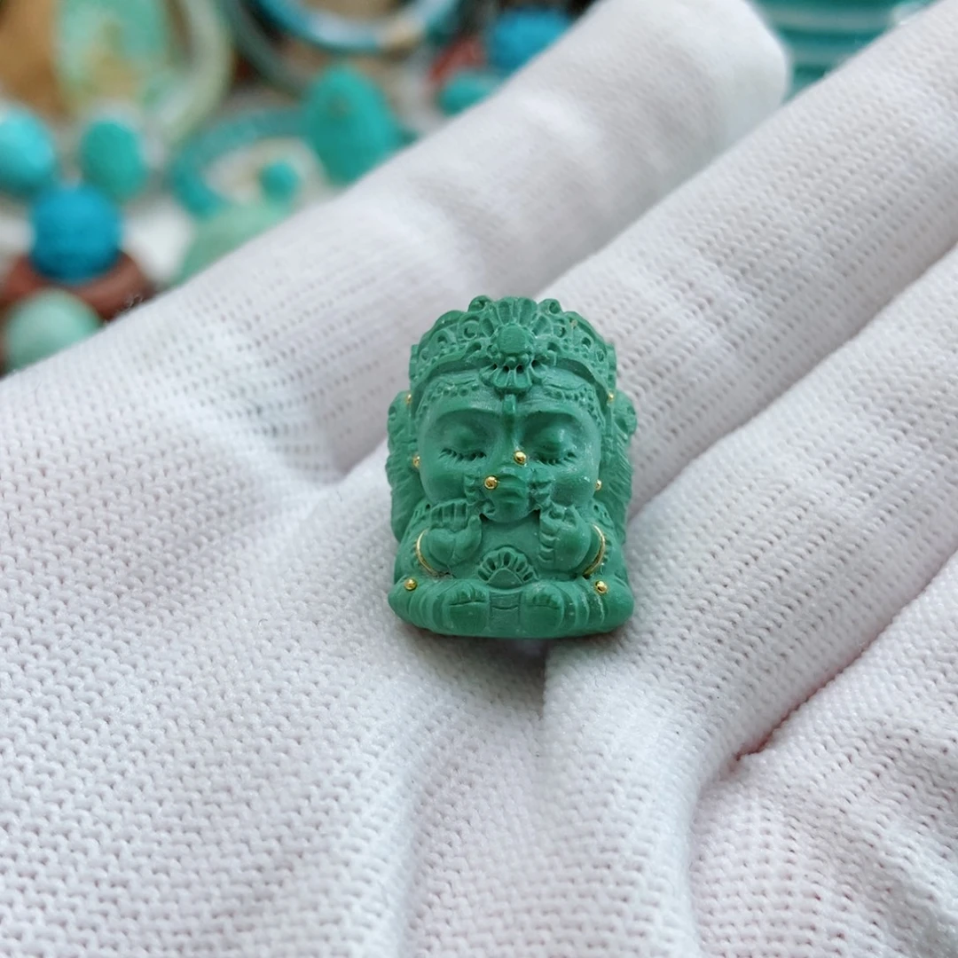 绿松石未镶嵌象神
