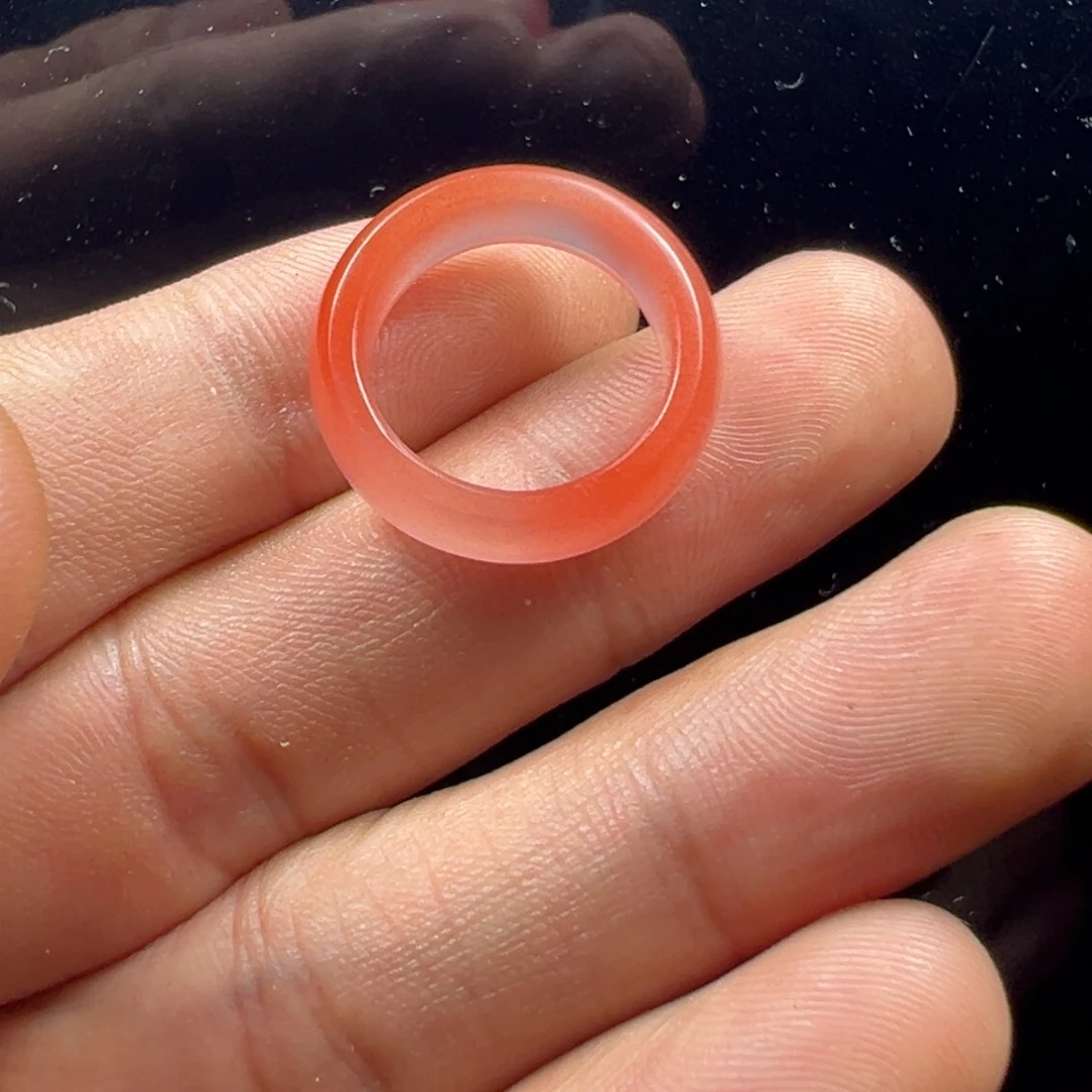 南红玛瑙戒圈未镶嵌岚*