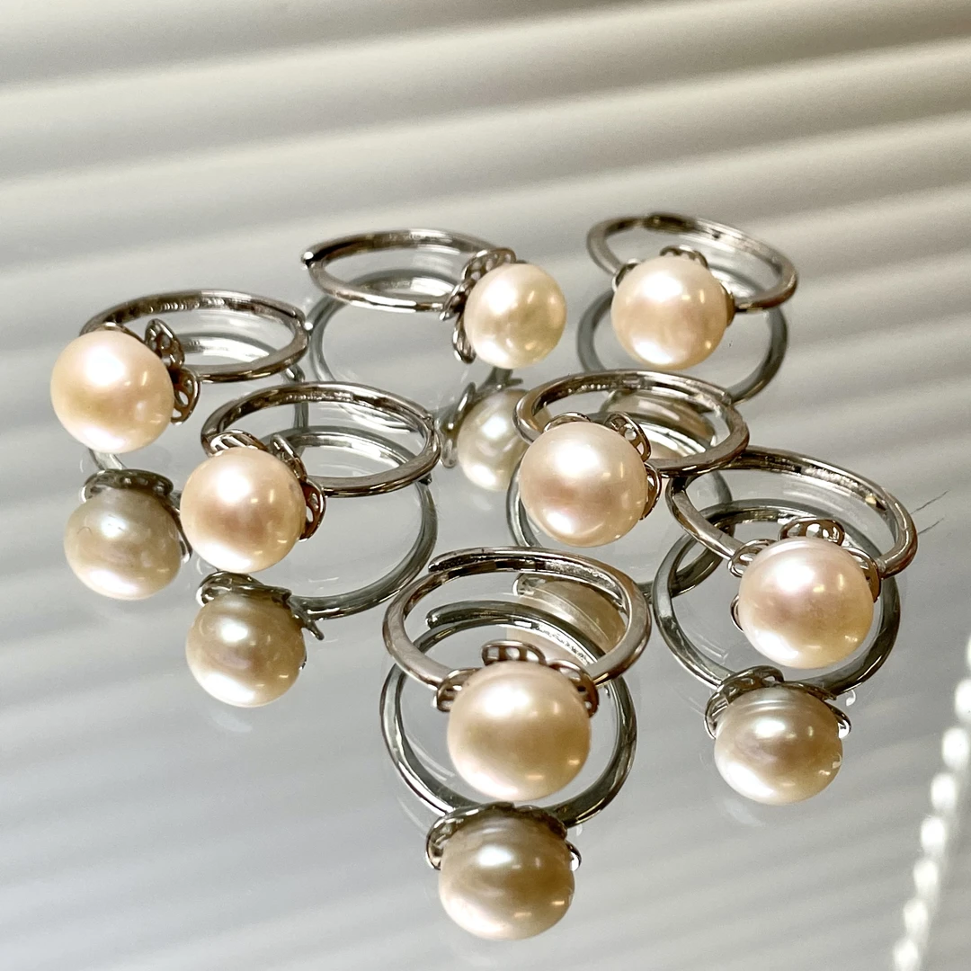 【珍珠珠】面包珠开口戒面小仙多样性发其一