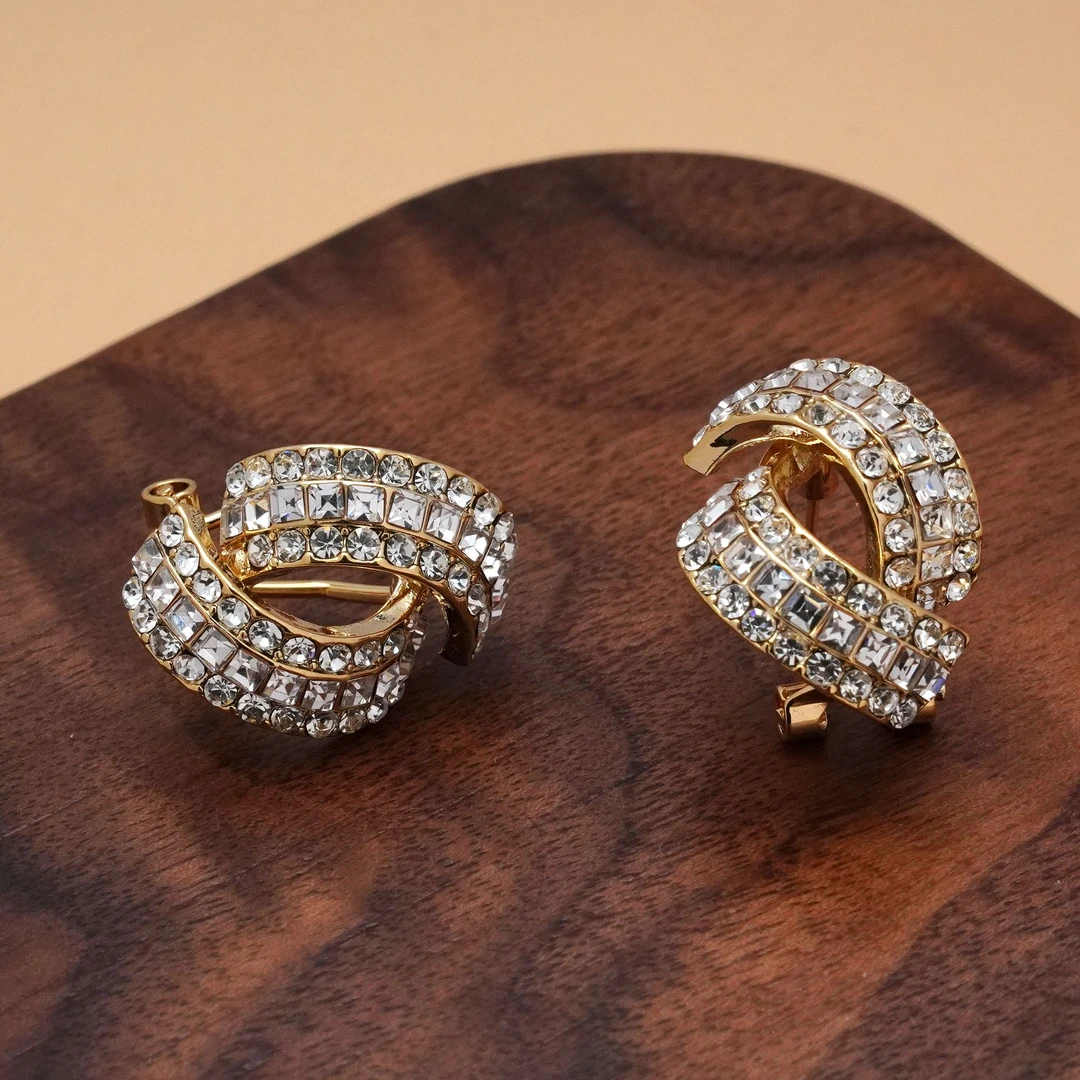 【KEFAN珂梵】耳环气质轻奢时尚百搭精致镶钻QQ