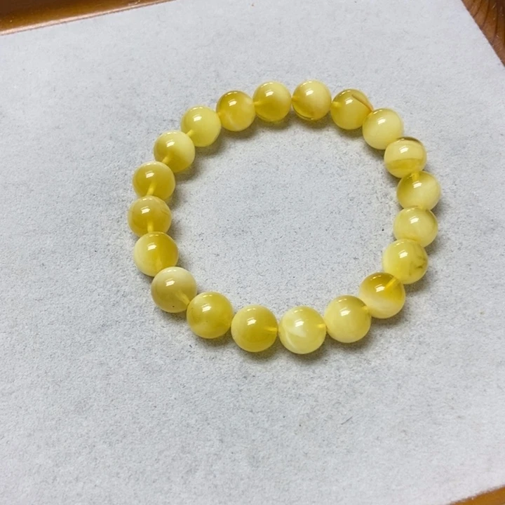 裸石蜜蜡未镶嵌手串