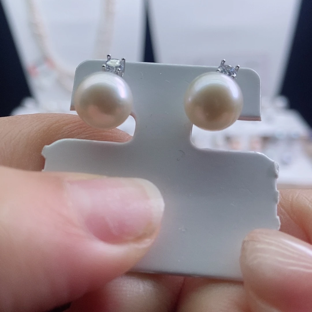 未镶嵌耳饰淡水珍珠