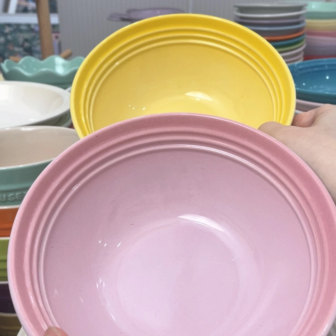 瓷片微瑕2个温哥华面碗650ml