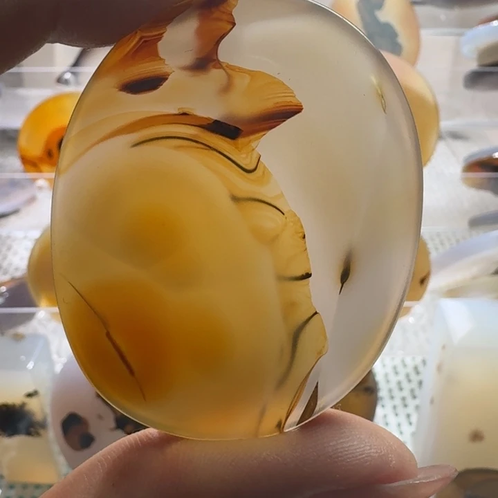 玛瑙/玉髓未镶嵌项链