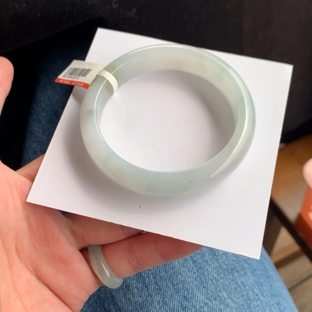 翡翠未镶嵌手镯73号58