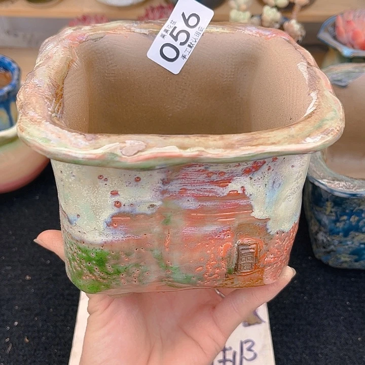 红陶陶瓷花盆056