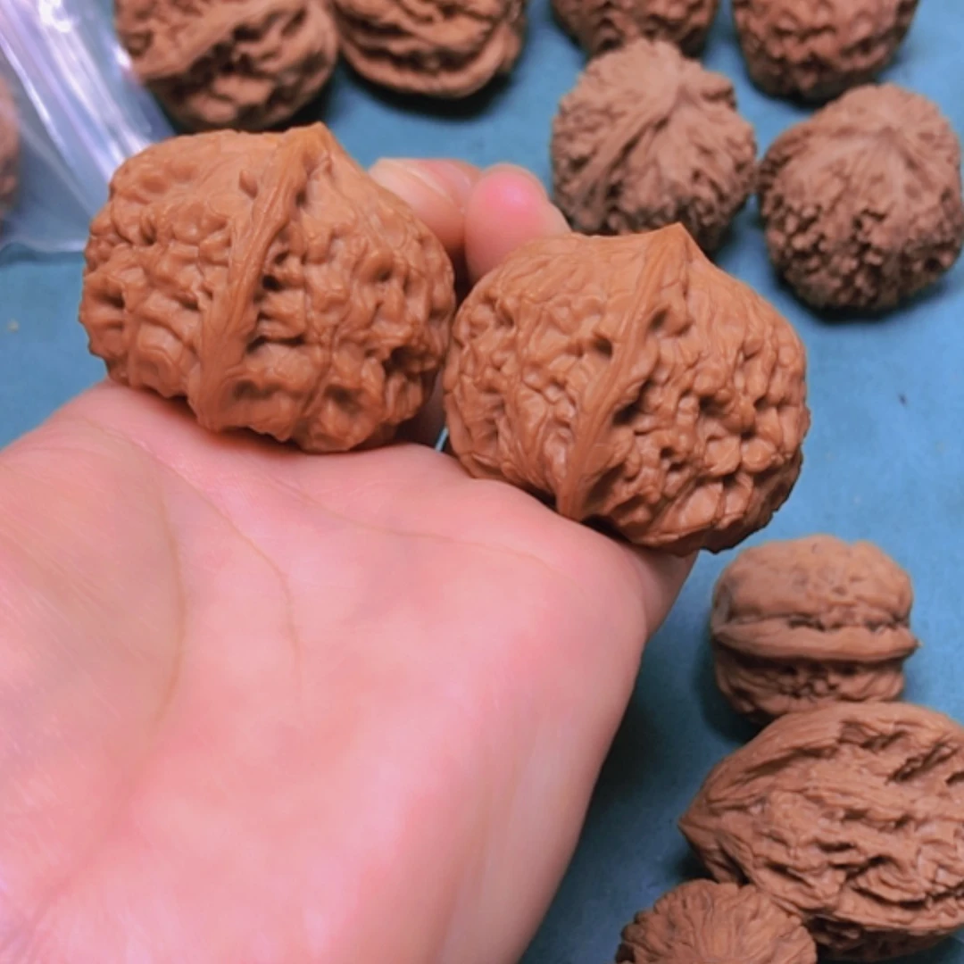 【闪购商品】摆件核桃41玉枕元宝修尖出油