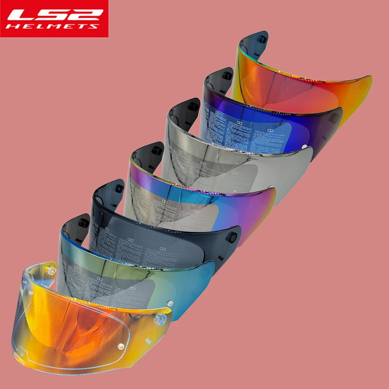 全盔镜片适用于LS2FF353/320/328/800头盔防晒耐磨日夜通用挡风片