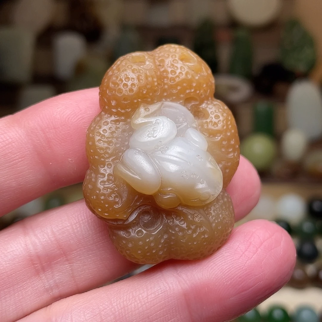 和田玉未镶嵌吊坠(不含链)