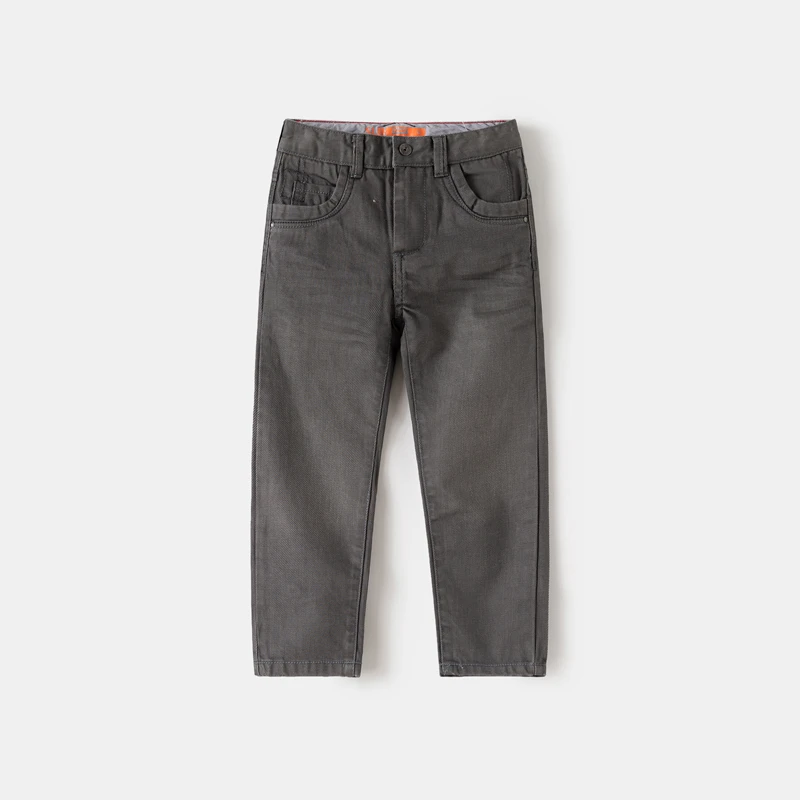 男童牛仔裤春秋款儿童休闲长裤中大童直筒裤男孩裤子纯棉