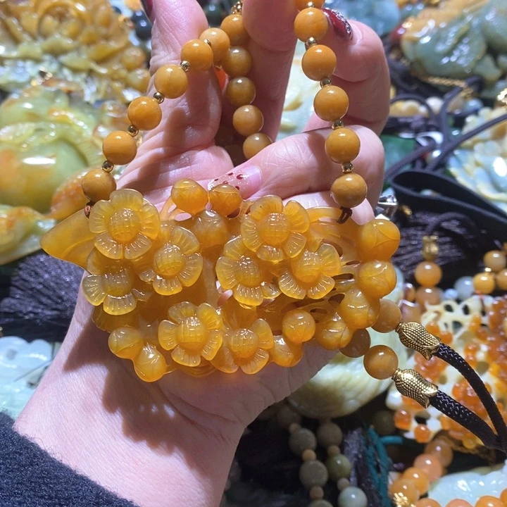 岫玉毛衣链未镶嵌要**话
