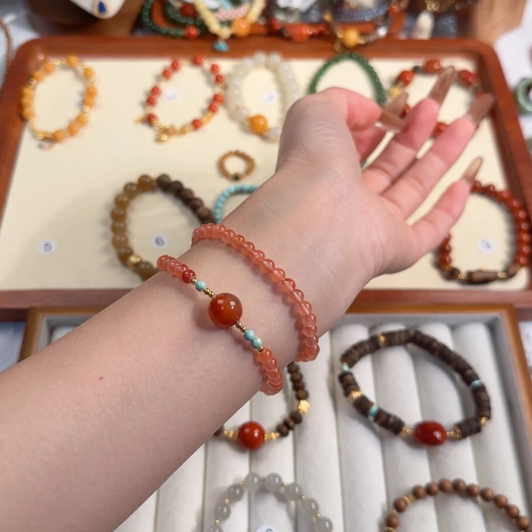 和田玉手链未镶嵌—***—