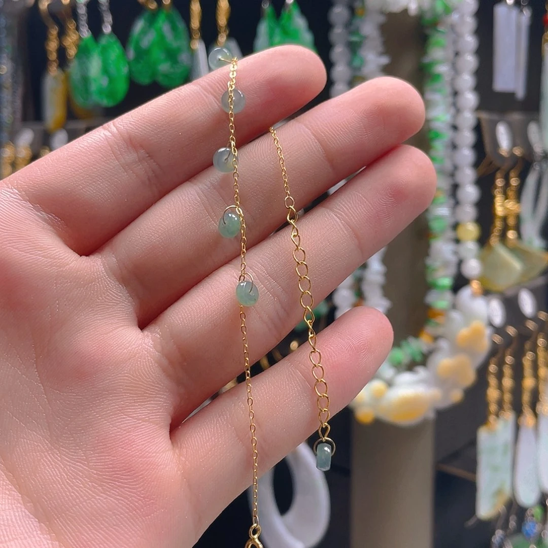 翡翠未镶嵌耳饰翡翠