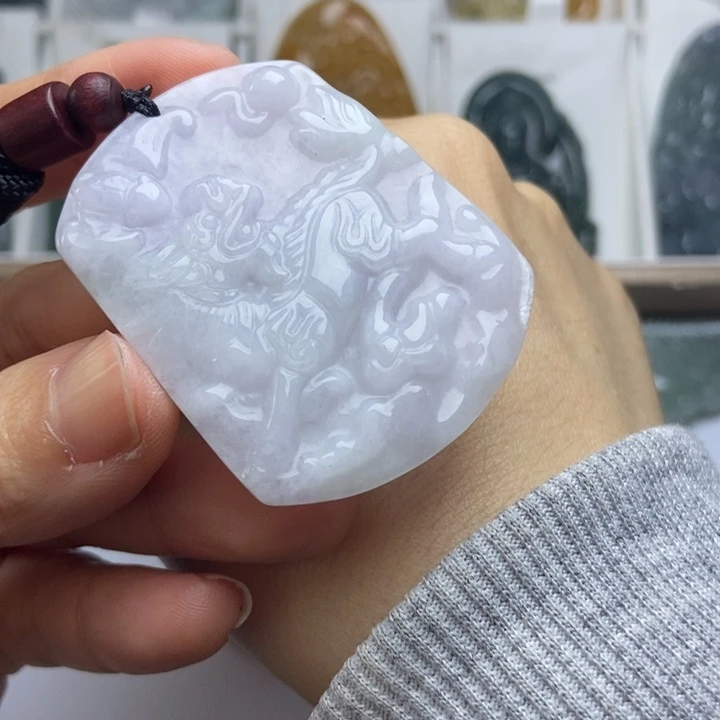 翡翠未镶嵌挂件翡翠