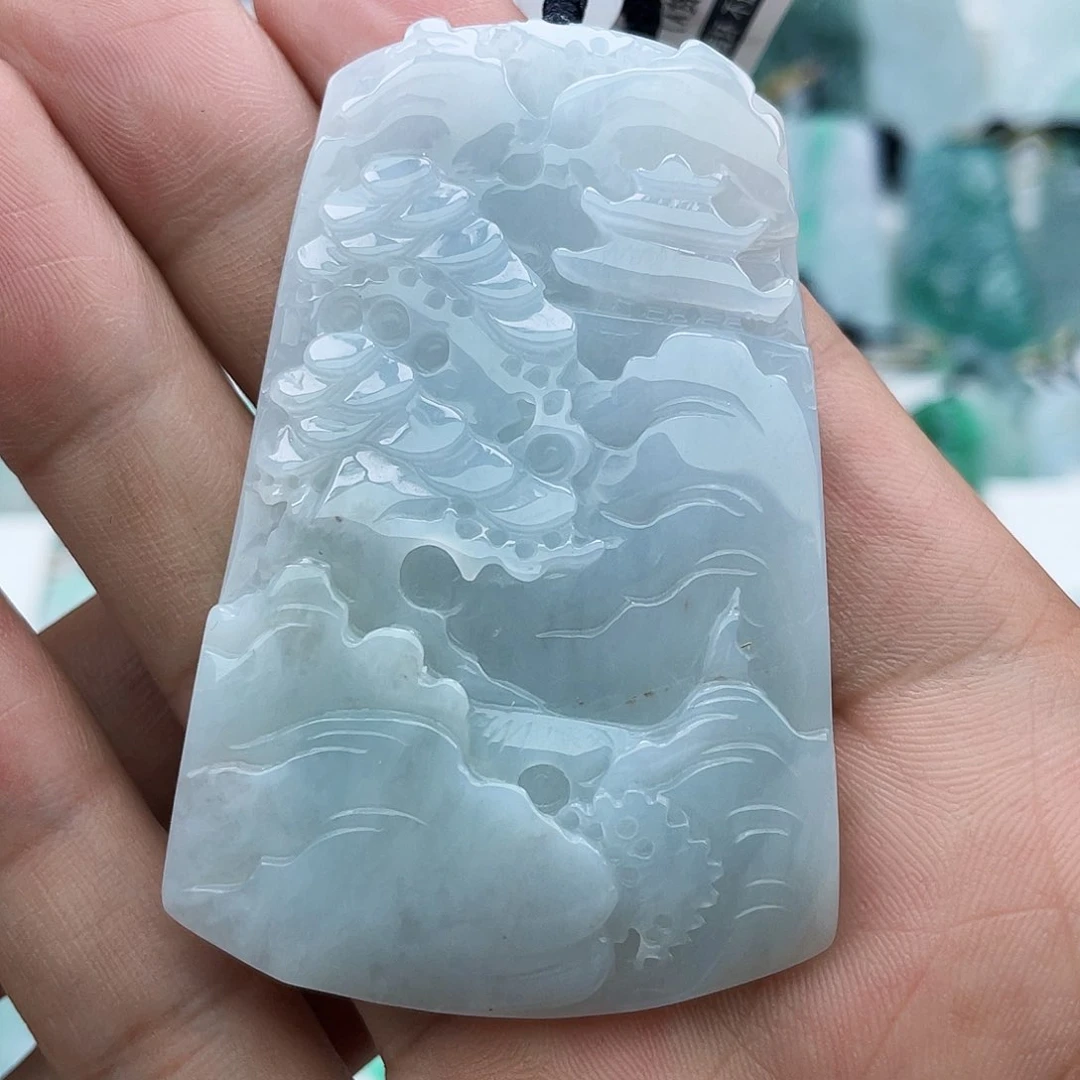 颈饰未镶嵌翡翠翡翠