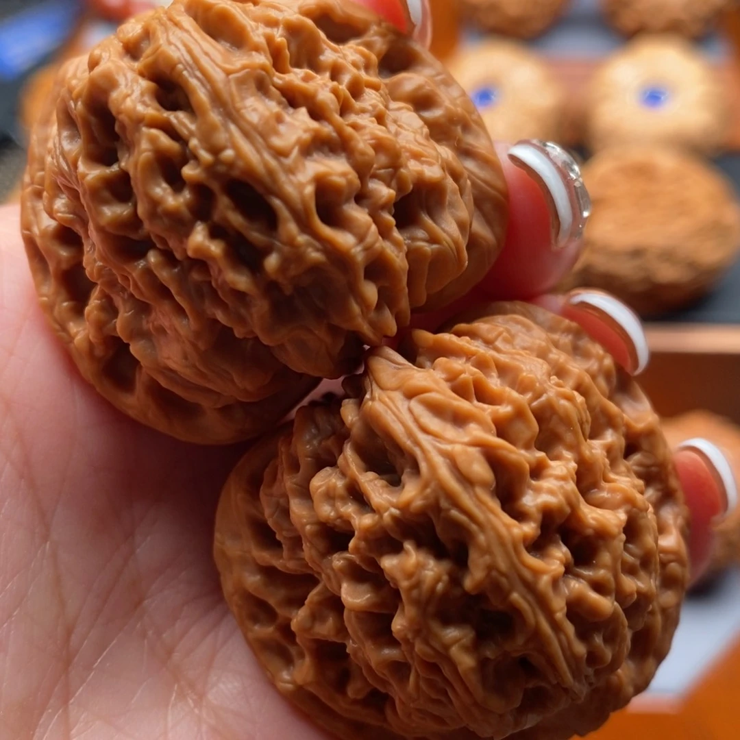 把件文玩核桃41尺全品南江石