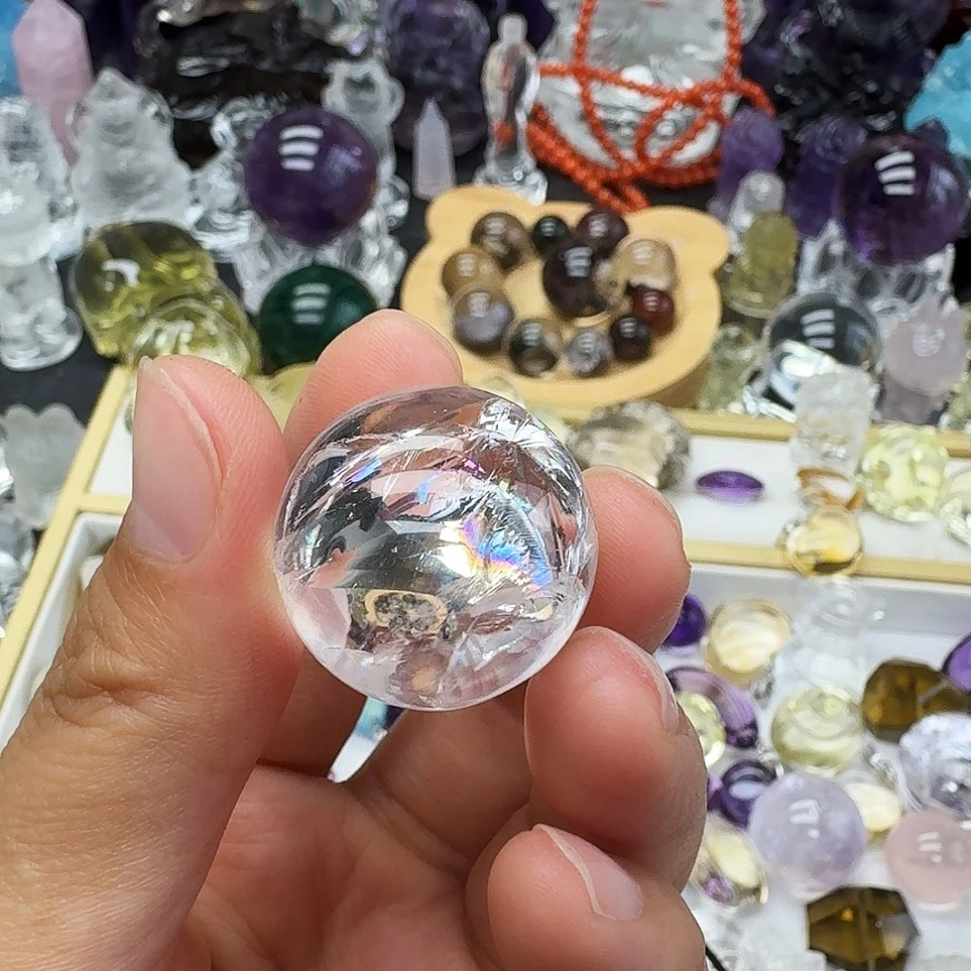 水晶未镶嵌珠宝半成品