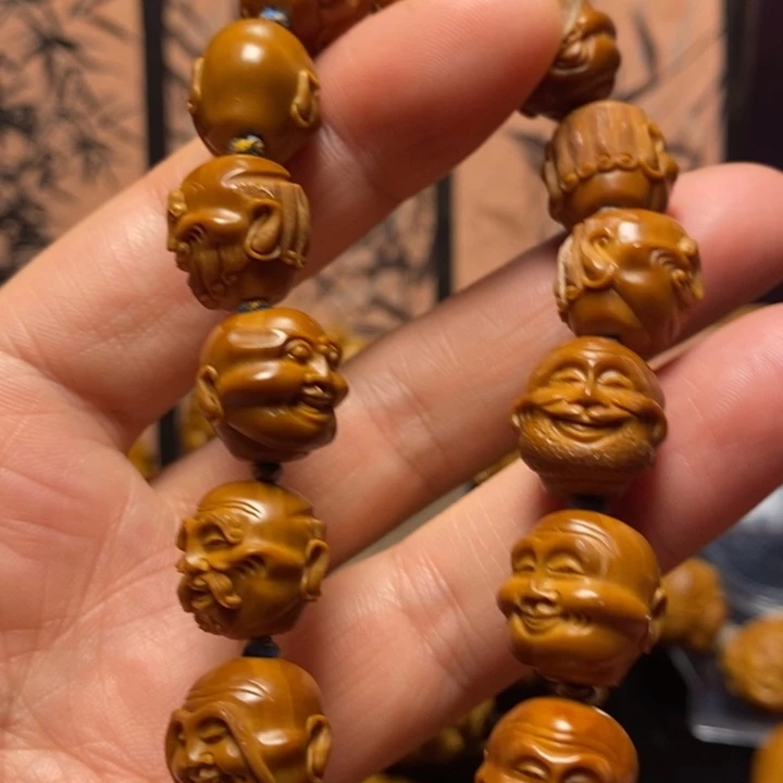 橄榄核手串/手链天***錿殷派罗汉