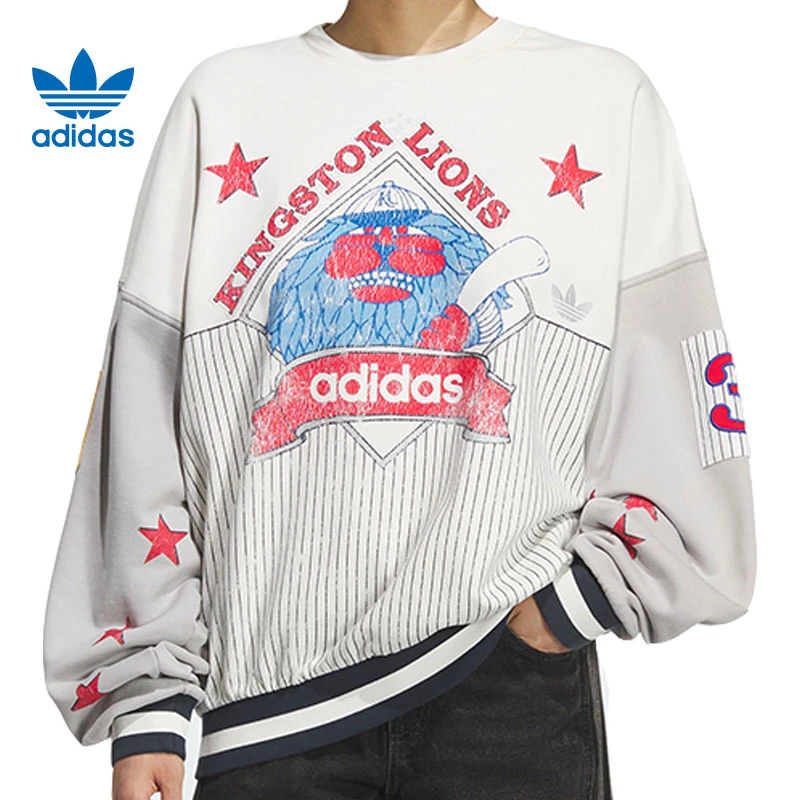 adidas阿迪达斯【太】三叶草男女运动休闲卫衣套头衫KG3146