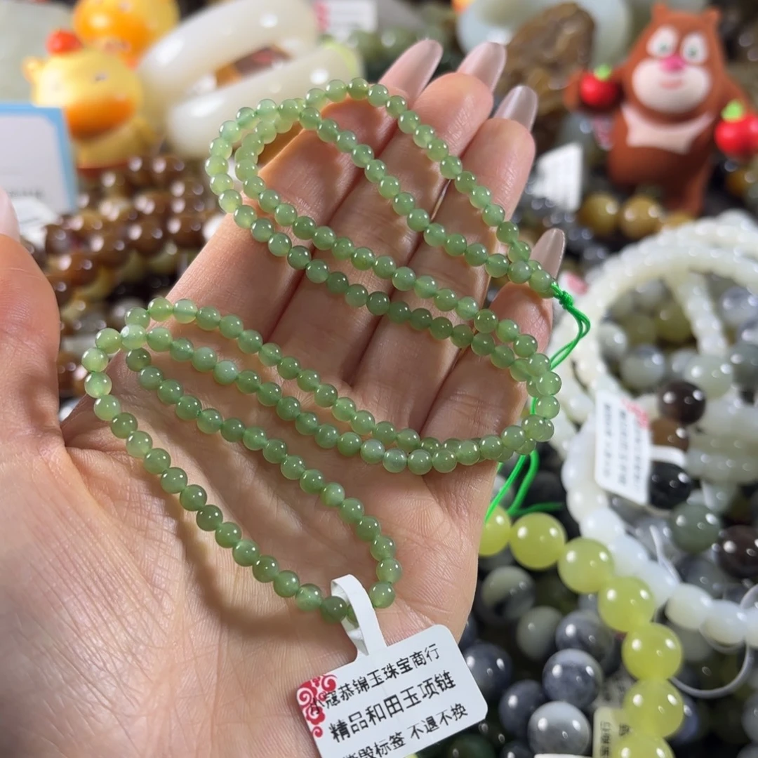 和田玉未镶嵌手串163