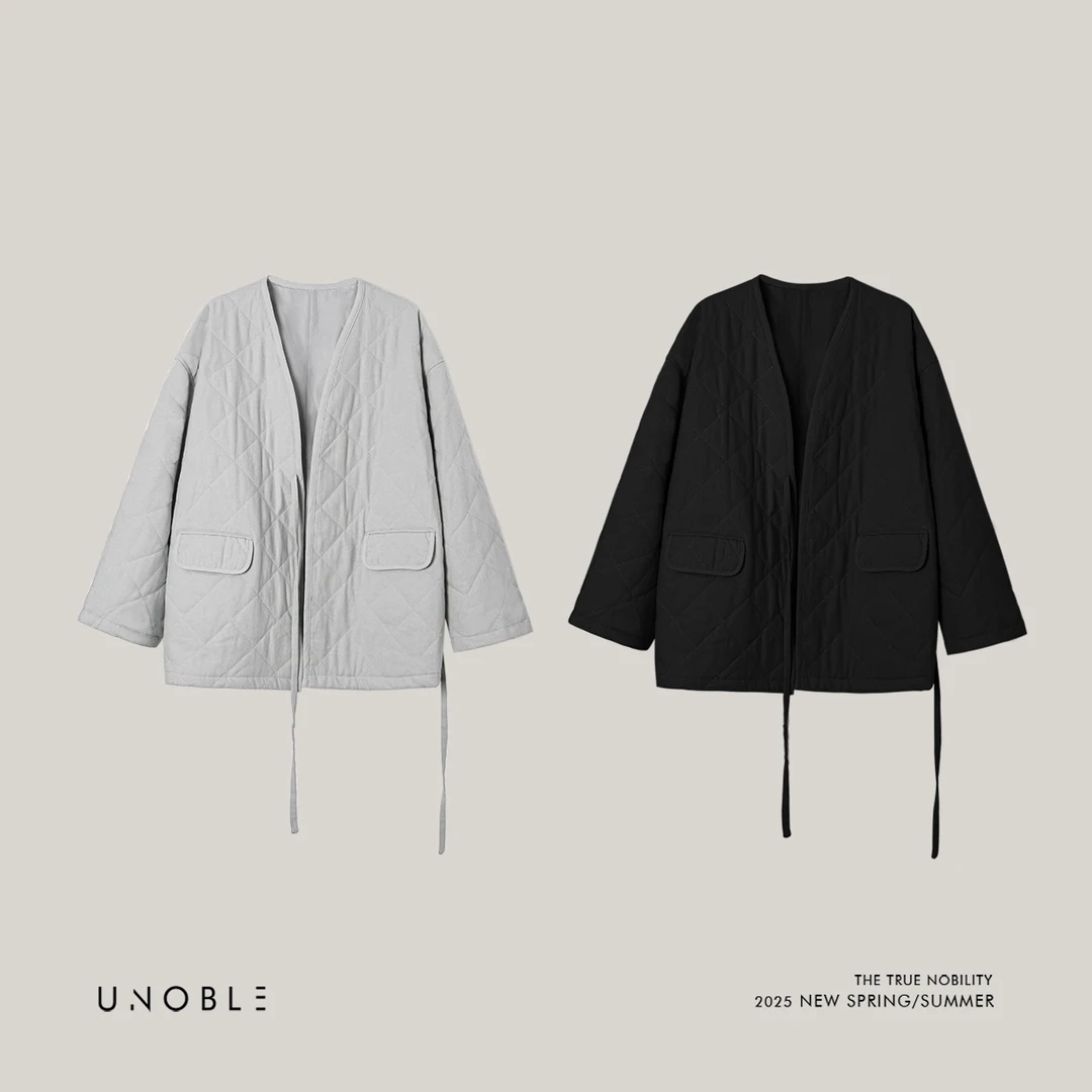 UNOBLE 2025 A/W【格温】冬季新款 麻棉服外套