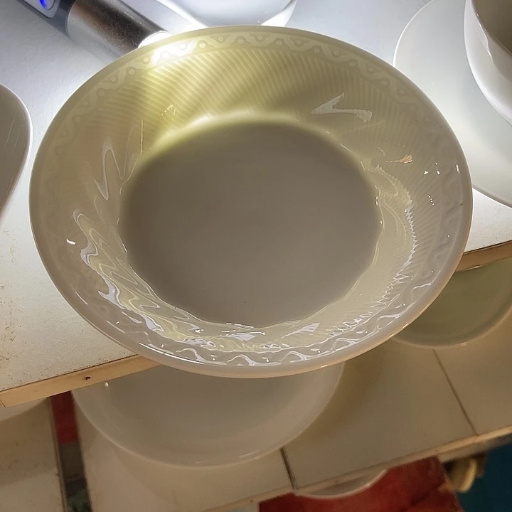 瓷片高白泥云端7英寸深盘四个包邮