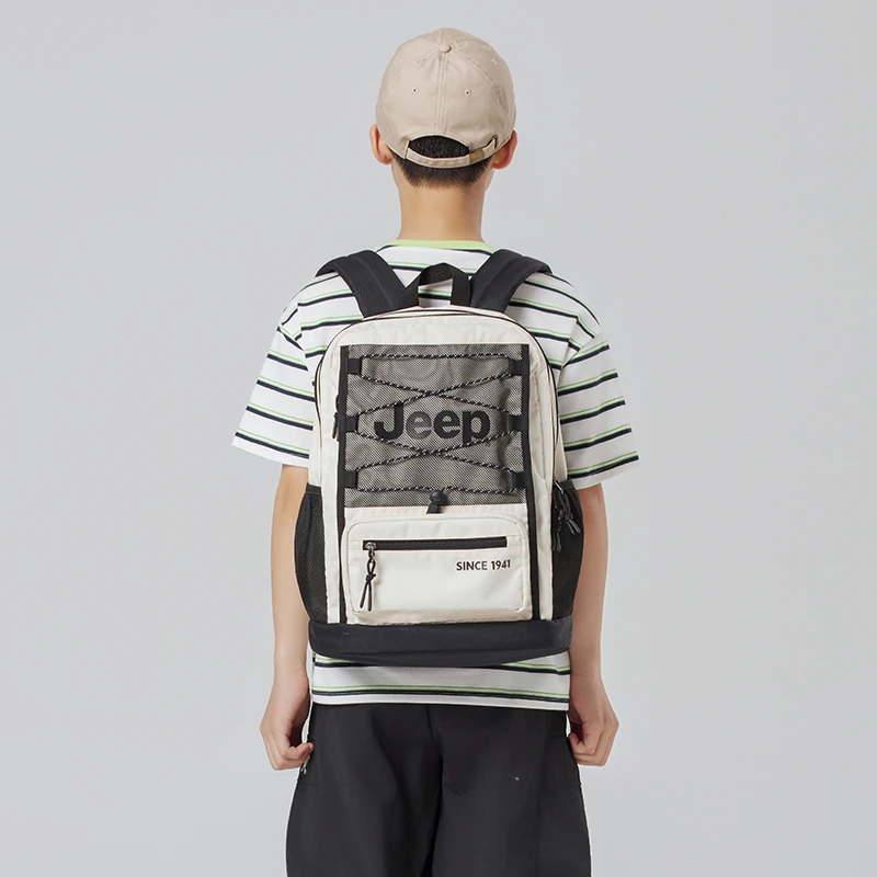 Jeep新款书包休闲包多功能背包新款大容量男童女童双肩包