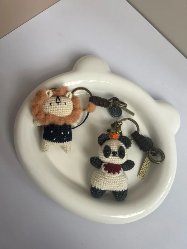 结米链接  手工钩织玩偶挂件发饰 （默认微瑕No退No换）