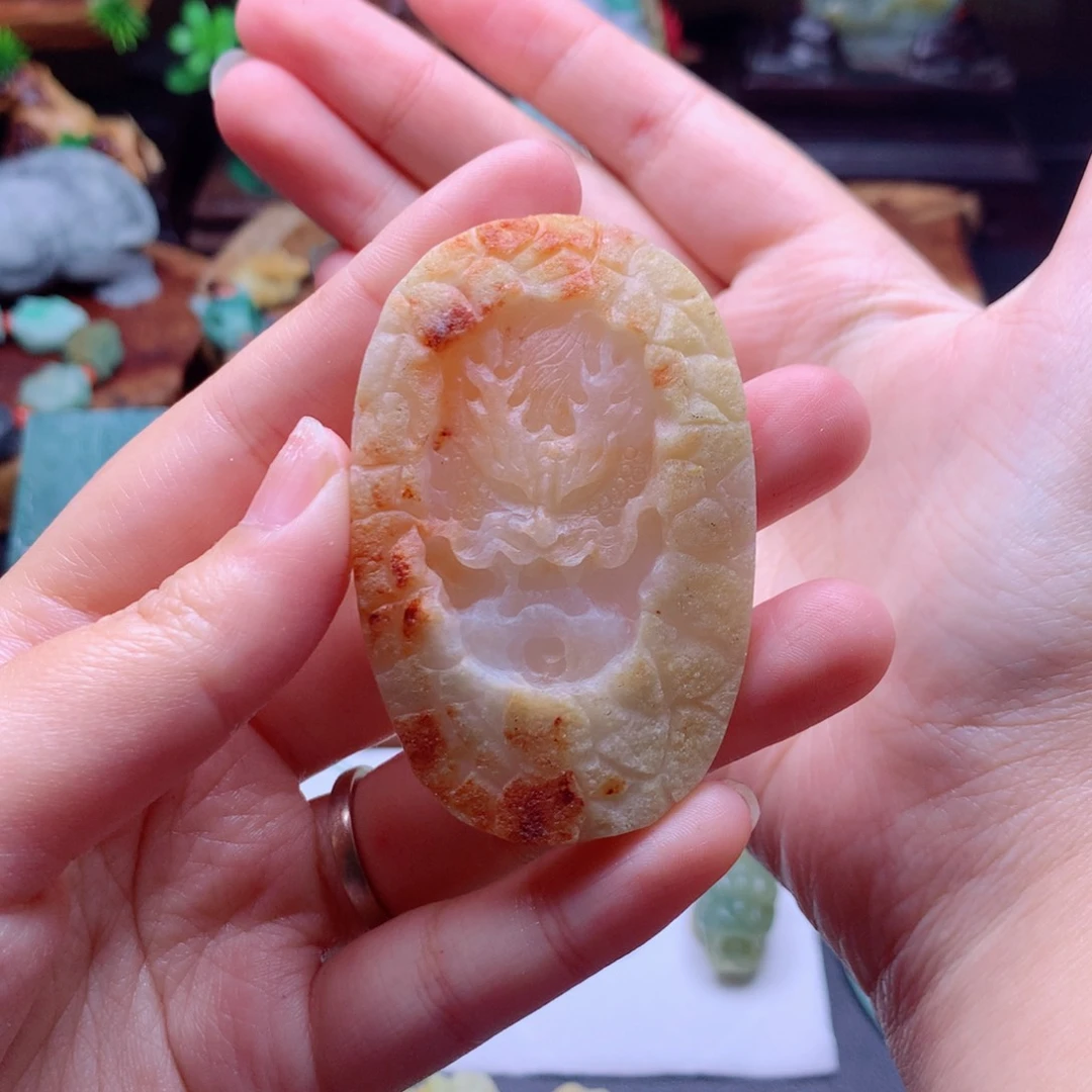 定制翡翠未镶嵌友**吃翡翠