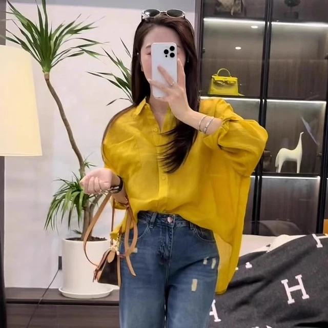 口袋苎麻衬衣女款2025春夏新款轻奢高级感小众小个子宽松防晒衬衫