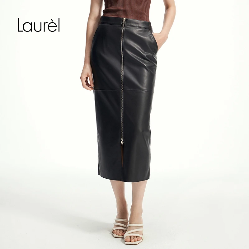 【丽公主专享】Laurel拉链直身半裙女LWD353Q02100