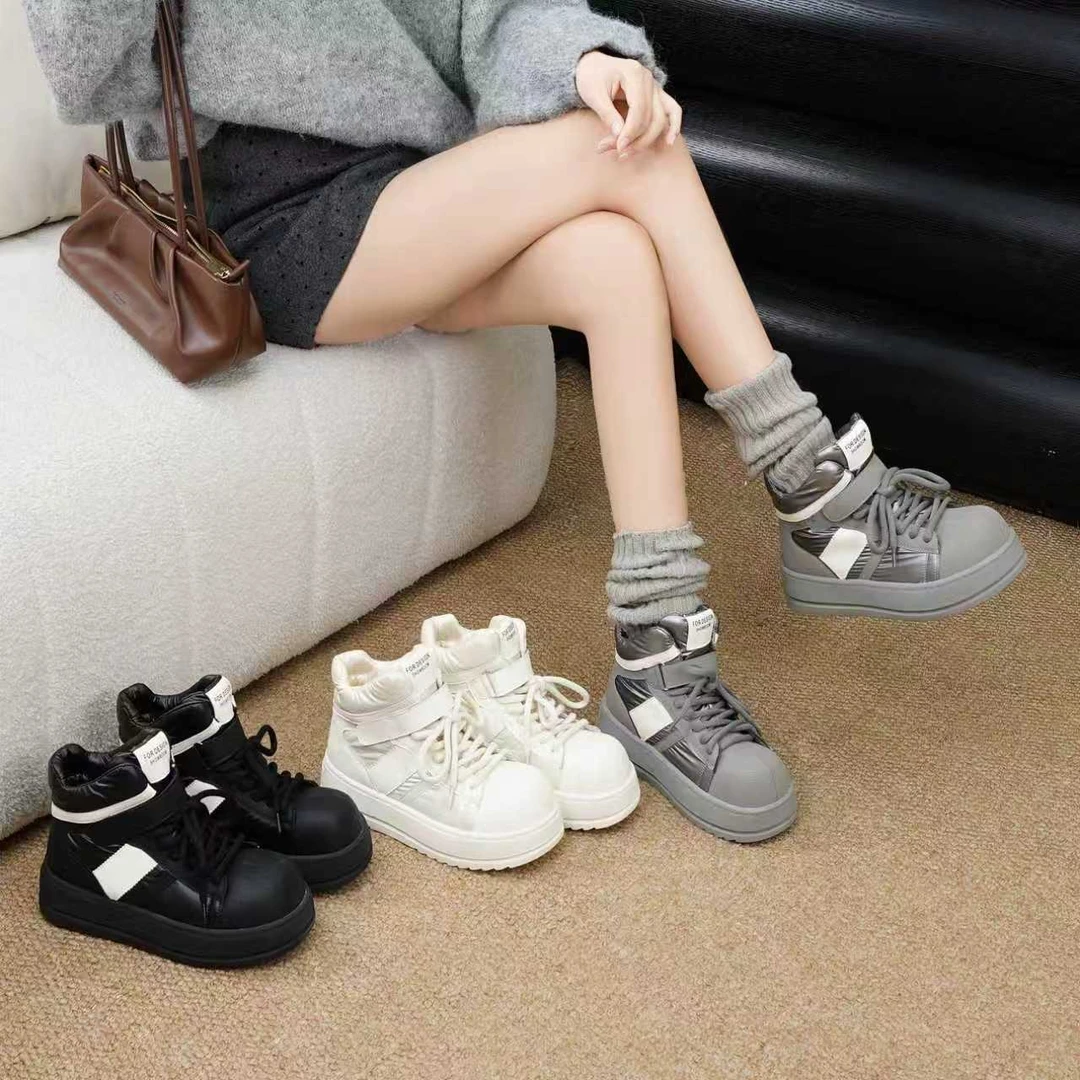 旷野冬季 | 经典贝壳头设计六六家冬季新款女款雪地靴（魔术贴款）