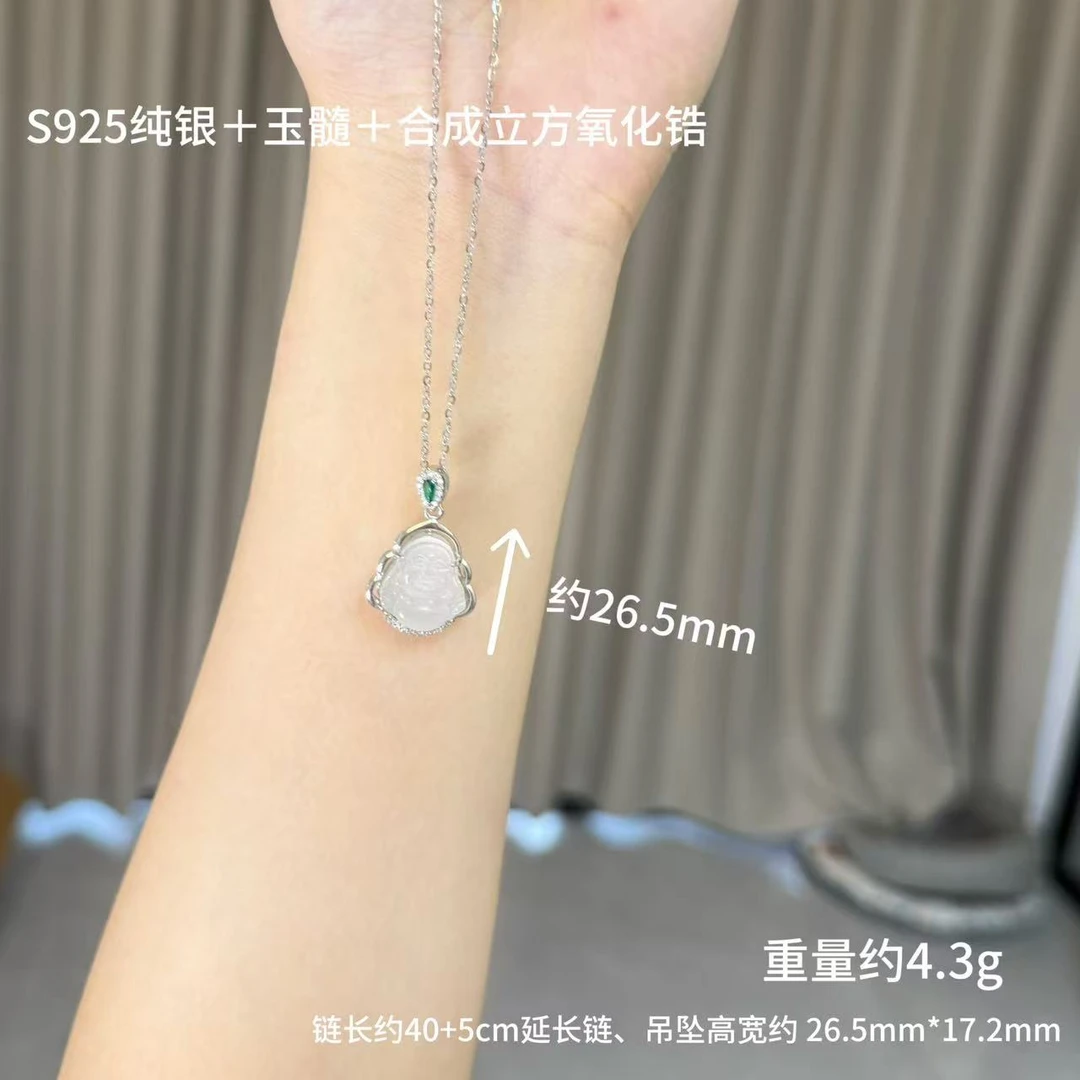 【玉髓佛公】小众弥勒佛项链