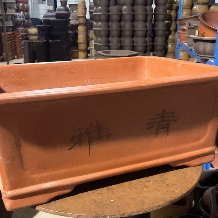 新品50红色马槽花盆花盆