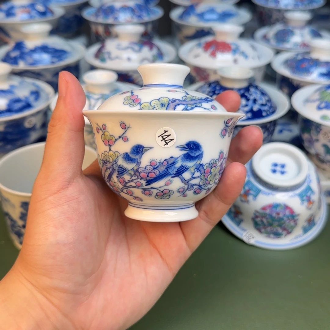 彦祖纯手工手绘茶具144