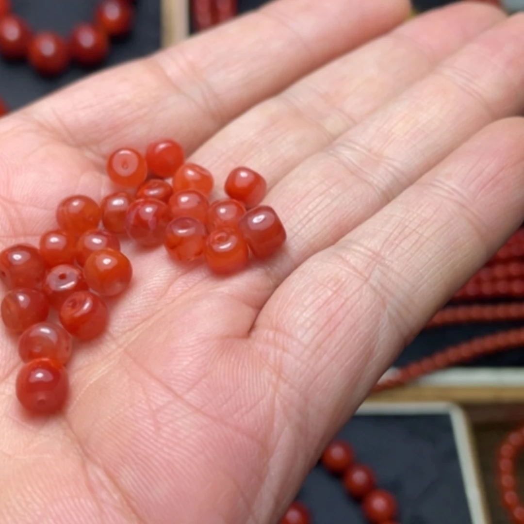 【闪购商品】南红玛瑙单珠6多样性发1颗未镶嵌