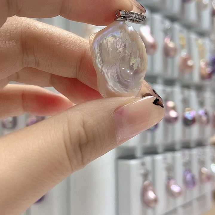 淡水珍珠戒指银S925镶嵌
