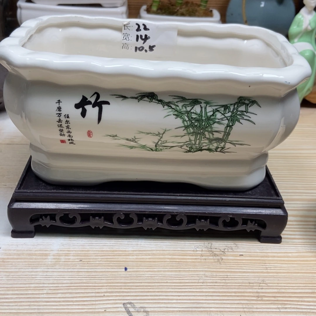 瓷片陶瓷花盆陶瓷艺术