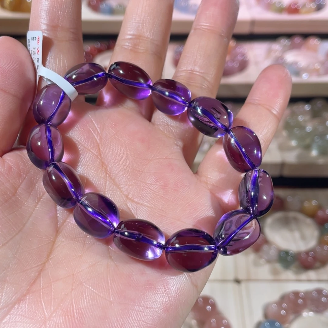 手链未镶嵌水晶紫水晶手链