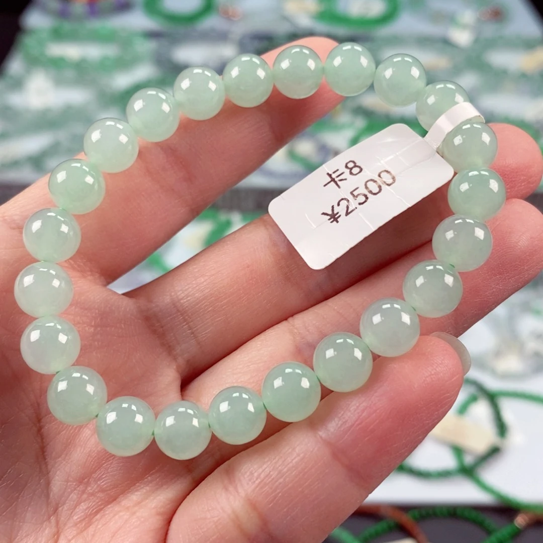 未镶嵌手链翡翠卡8