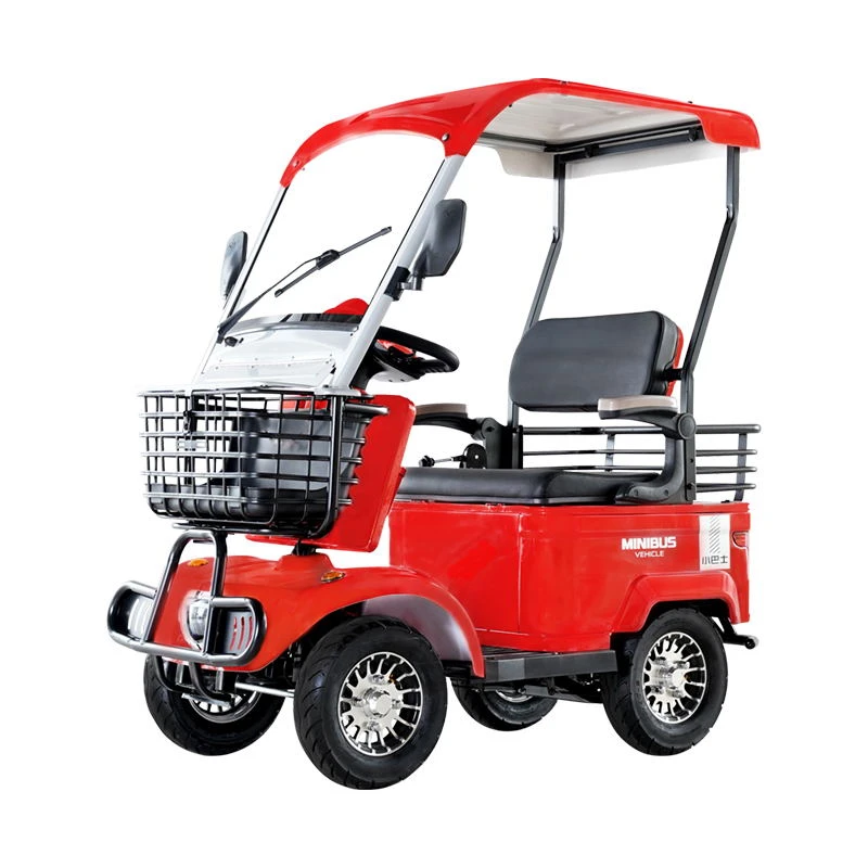 小巴士电动四轮车E20残疾人代步车适合家庭接送孩子老年人买菜车