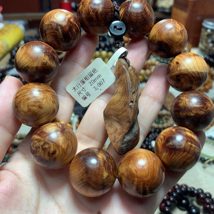 小叶紫檀手串/手链孽*20崖柏12颗